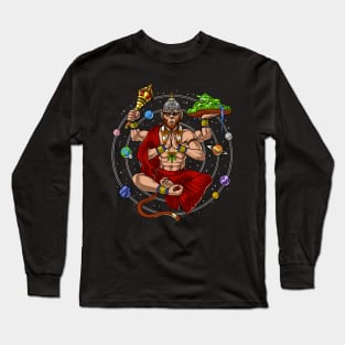 Hanuman Hindu God Long Sleeve T-Shirt